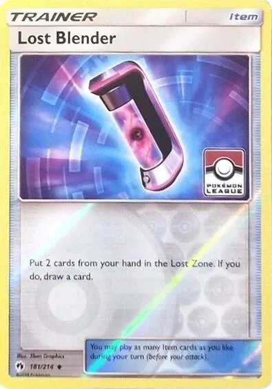 Lost Blender - 181/214 Pokemon League #181/214 Reverse Holofoil Pokémon card from League & Championship Cards