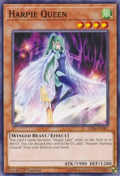 Harpie Queen LED4-EN007 Yu-Gi-Oh card from Legendary Duelists: Sisters of the Rose