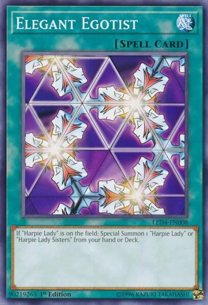 Elegant Egotist LED4-EN008 Yu-Gi-Oh card from Legendary Duelists: Sisters of the Rose