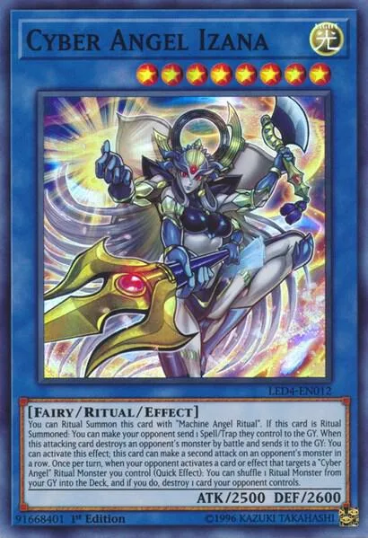 Cyber Angel Izana LED4-EN012 Yu-Gi-Oh card from Legendary Duelists: Sisters of the Rose