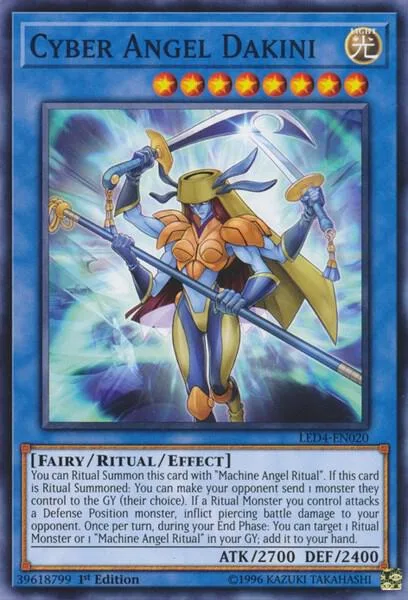 Cyber Angel Dakini LED4-EN020 Yu-Gi-Oh card from Legendary Duelists: Sisters of the Rose