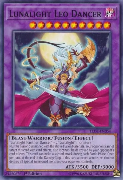 Lunalight Leo Dancer LED4-EN054 Yu-Gi-Oh card from Legendary Duelists: Sisters of the Rose