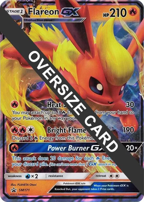Flareon GX - SM171 SM Black Star Promo #SM171 Holofoil Pokémon card from Jumbo Cards