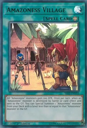 Amazoness Village SS02-ENV03 Yu-Gi-Oh card from Speed Duel Decks: Duelists of Tomorrow