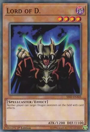 Lord of D. SS02-ENA05 Yu-Gi-Oh card from Speed Duel Decks: Duelists of Tomorrow