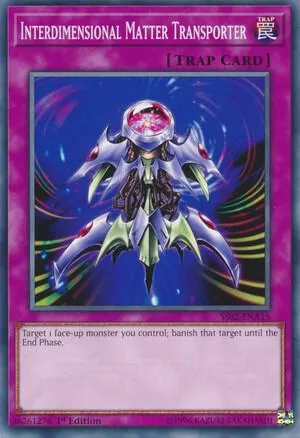 Interdimensional Matter Transporter SS02-ENA15 Yu-Gi-Oh card from Speed Duel Decks: Duelists of Tomorrow