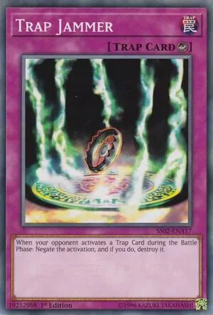 Trap Jammer SS02-ENA17 Yu-Gi-Oh card from Speed Duel Decks: Duelists of Tomorrow