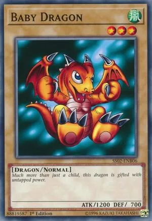 Baby Dragon SS02-ENB06 Yu-Gi-Oh card from Speed Duel Decks: Duelists of Tomorrow