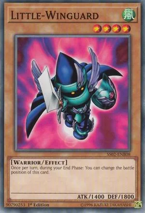 Little-Winguard SS02-ENB08 Yu-Gi-Oh card from Speed Duel Decks: Duelists of Tomorrow