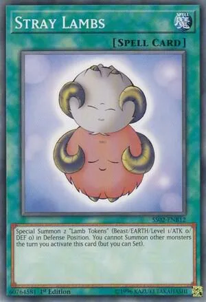 Stray Lambs SS02-ENB12 Yu-Gi-Oh card from Speed Duel Decks: Duelists of Tomorrow