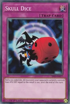 Skull Dice SS02-ENB17 Yu-Gi-Oh card from Speed Duel Decks: Duelists of Tomorrow