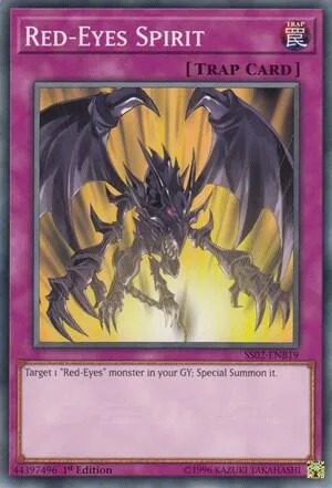 Red-Eyes Spirit SS02-ENB19 Yu-Gi-Oh card from Speed Duel Decks: Duelists of Tomorrow