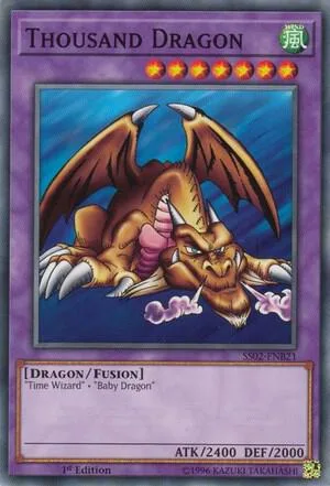 Thousand Dragon SS02-ENB21 Yu-Gi-Oh card from Speed Duel Decks: Duelists of Tomorrow