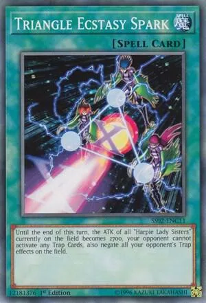 Triangle Ecstasy Spark SS02-ENC11 Yu-Gi-Oh card from Speed Duel Decks: Duelists of Tomorrow
