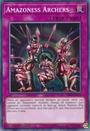 Amazoness Archers SS02-ENC15 Yu-Gi-Oh card from Speed Duel Decks: Duelists of Tomorrow