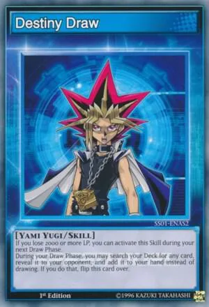 Destiny Draw SS01-ENAS2 Yu-Gi-Oh card from Speed Duel Decks: Destiny Masters