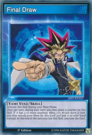 Final Draw SS01-ENAS3 Yu-Gi-Oh card from Speed Duel Decks: Destiny Masters