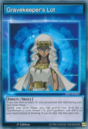 Gravekeeper's Lot SS01-ENBS2 Yu-Gi-Oh card from Speed Duel Decks: Destiny Masters