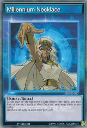 Millennium Necklace SS01-ENBS3 Yu-Gi-Oh card from Speed Duel Decks: Destiny Masters