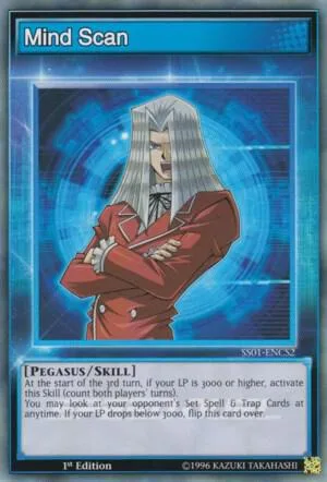 Mind Scan SS01-ENCS2 Yu-Gi-Oh card from Speed Duel Decks: Destiny Masters