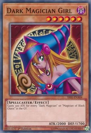 Dark Magician Girl SS01-ENA04 Yu-Gi-Oh card from Speed Duel Decks: Destiny Masters