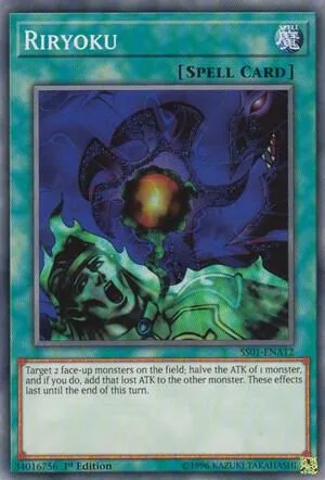 Riryoku SS01-ENA12 Yu-Gi-Oh card from Speed Duel Decks: Destiny Masters