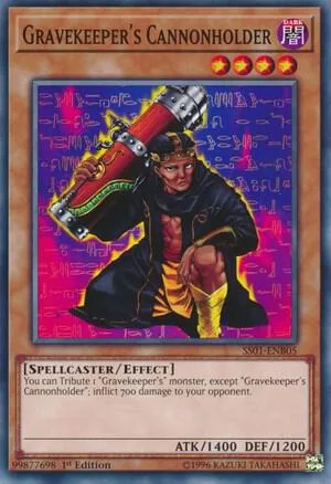 Gravekeeper's Cannonholder SS01-ENB05 Yu-Gi-Oh card from Speed Duel Decks: Destiny Masters