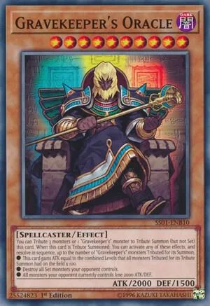 Gravekeeper's Oracle SS01-ENB10 Yu-Gi-Oh card from Speed Duel Decks: Destiny Masters