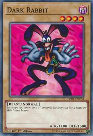 Dark Rabbit SS01-ENC04 Yu-Gi-Oh card from Speed Duel Decks: Destiny Masters