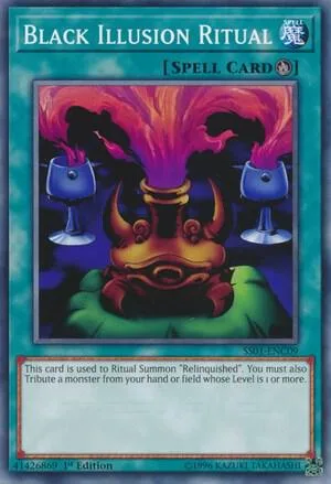 Black Illusion Ritual SS01-ENC09 Yu-Gi-Oh card from Speed Duel Decks: Destiny Masters