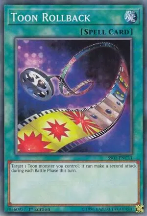 Toon Rollback SS01-ENC11 Yu-Gi-Oh card from Speed Duel Decks: Destiny Masters