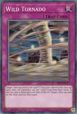 Wild Tornado SS01-ENC17 Yu-Gi-Oh card from Speed Duel Decks: Destiny Masters