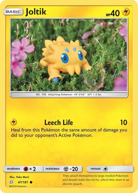 Joltik #47/181 Pokémon card from SM - Team Up