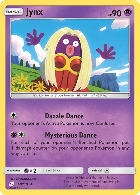 Jynx #68/181 Pokémon card from SM - Team Up