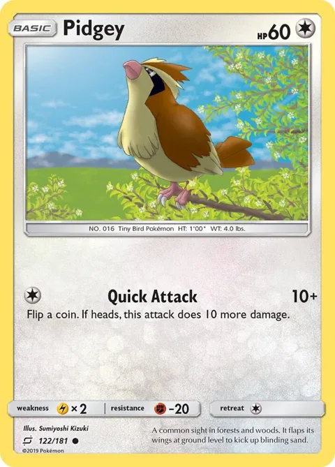 Pidgey 122 #122/181 Pokémon card from SM - Team Up