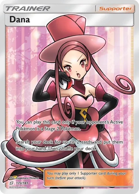 Dana Full Art #173/181 Holofoil Pokémon card from SM - Team Up