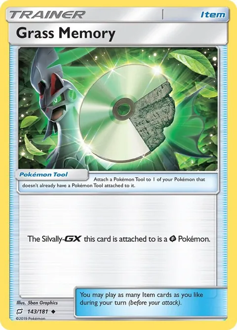 Grass Memory #143/181 Pokémon card from SM - Team Up