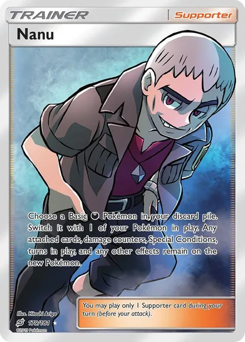 Nanu Full Art #179/181 Holofoil Pokémon card from SM - Team Up