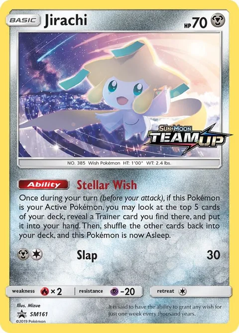 Jirachi #SM161 Holofoil Pokémon card from SM Promos