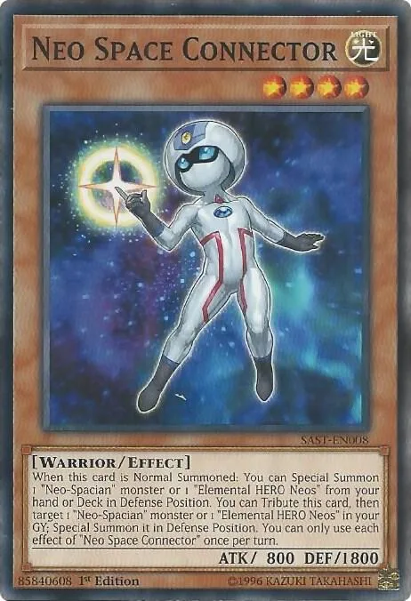 Neo Space Connector SAST-EN008 Unlimited Yu-Gi-Oh card from Savage Strike