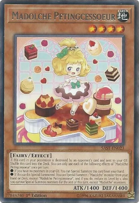 Madolche Petingcessoeur SAST-EN023 Unlimited Yu-Gi-Oh card from Savage Strike