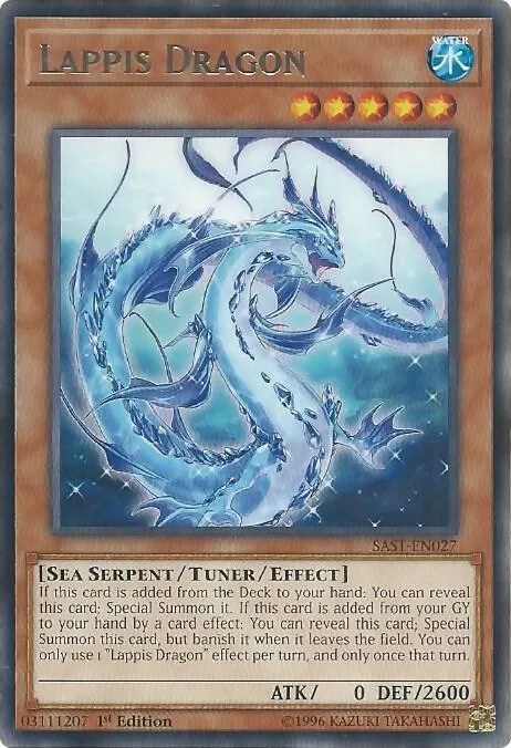 Lappis Dragon SAST-EN027 1st Edition Yu-Gi-Oh card from Savage Strike