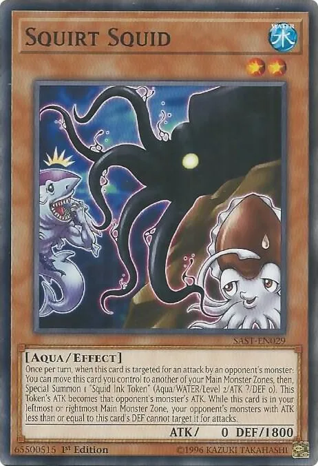 Squirt Squid SAST-EN029 Unlimited Yu-Gi-Oh card from Savage Strike