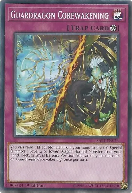 Guardragon Corewakening SAST-EN072 Yu-Gi-Oh card from Savage Strike