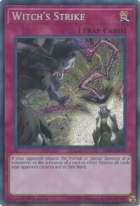Witch's Strike SAST-EN079 1st Edition Yu-Gi-Oh card from Savage Strike