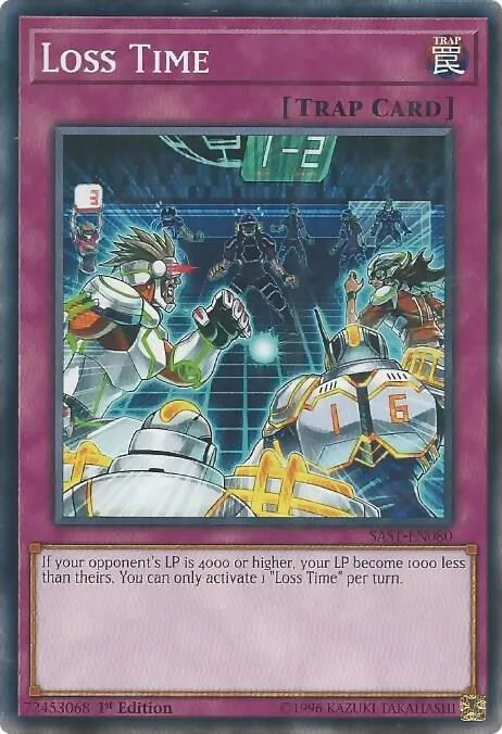 Loss Time SAST-EN080 Yu-Gi-Oh card from Savage Strike