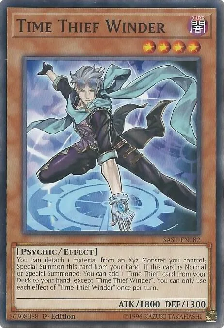 Time Thief Winder SAST-EN082 1st Edition Yu-Gi-Oh card from Savage Strike