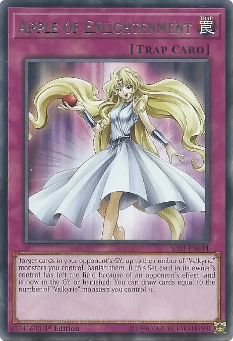 Apple of Enlightenment SAST-EN091 1st Edition Yu-Gi-Oh card from Savage Strike