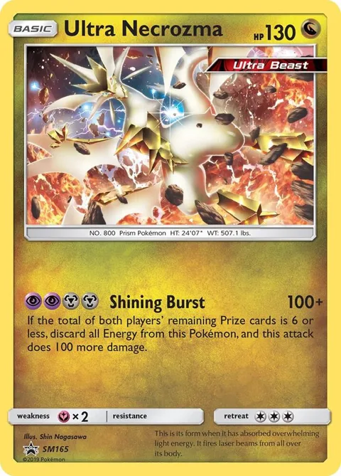 Ultra Necrozma #SM165 Holofoil Pokémon card from SM Promos