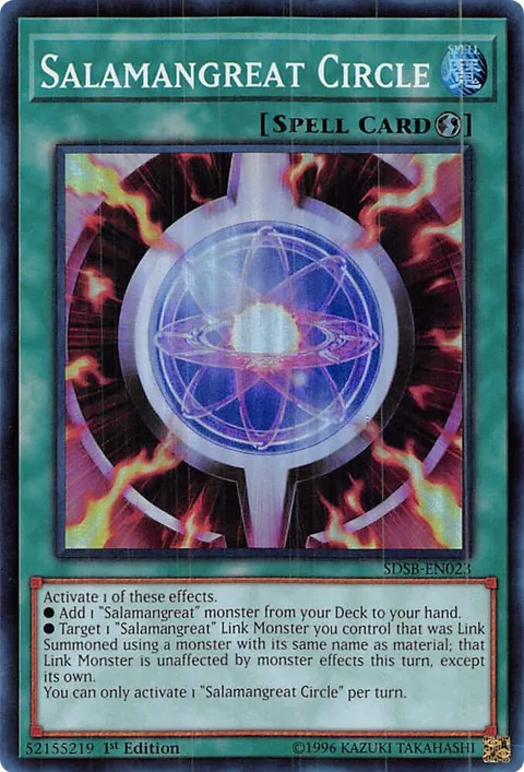 Salamangreat Circle SDSB-EN023 Yu-Gi-Oh card from Structure Deck: Soulburner